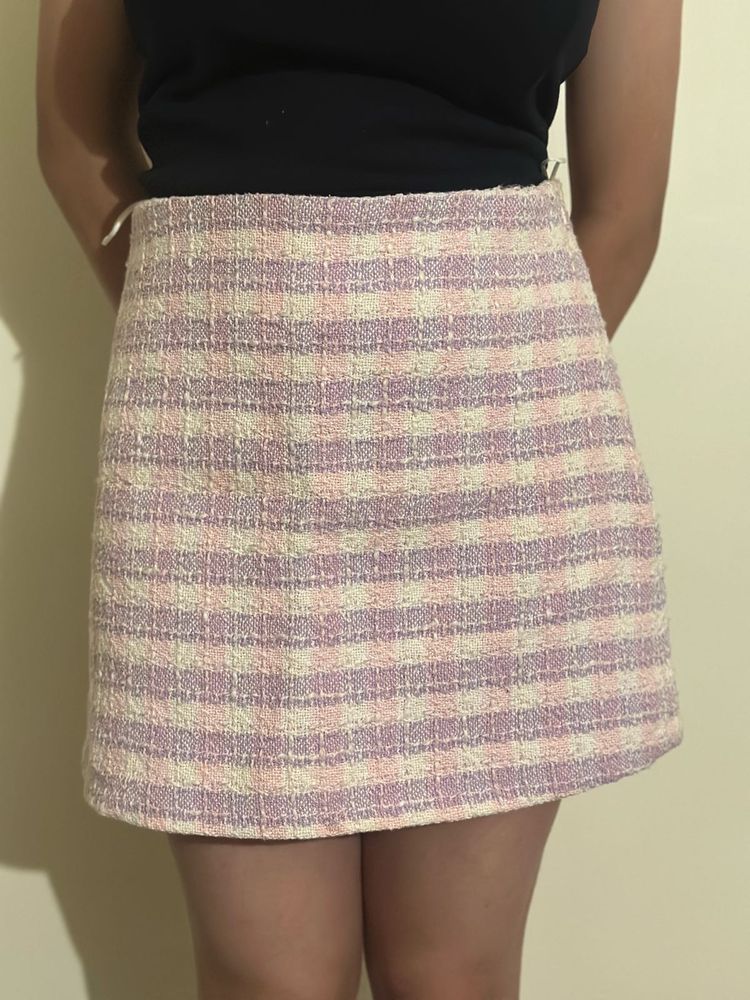 Tweed Mini Skirt