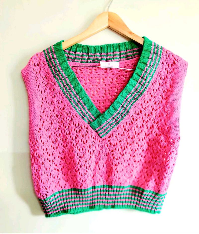 Magenta Colour Vest Size-40
