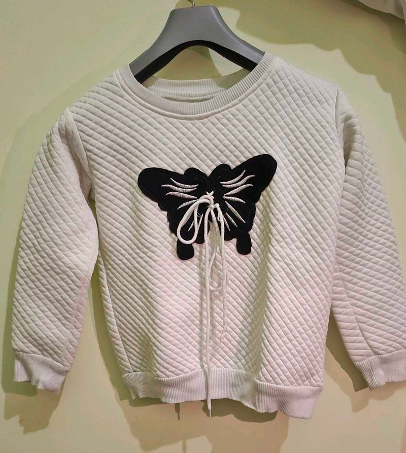 Butterfly Quilted Pullover 🦋