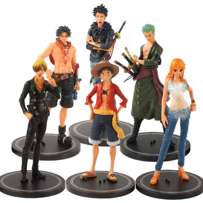 One Piece Team Anime Figurine Combo