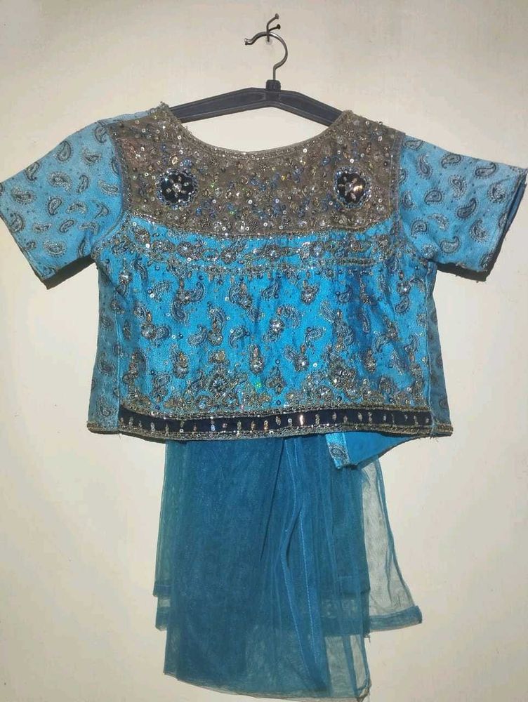 Blue Lehenga Choli