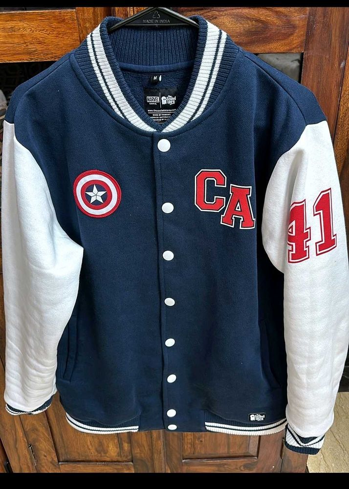 Captian America Marvel Varsity Jacket