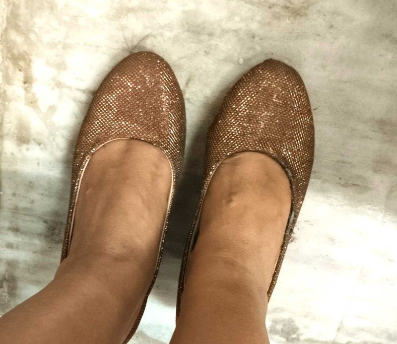 Stylish Metallic Brown Bellies