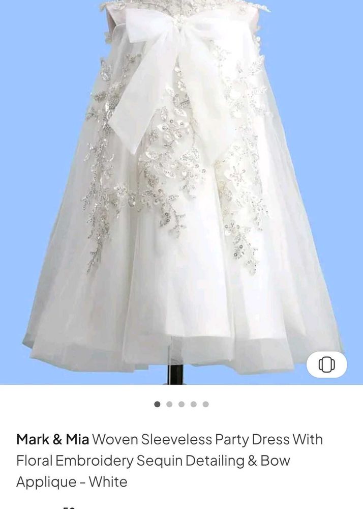 Mark &amp; Mia White Party Dress