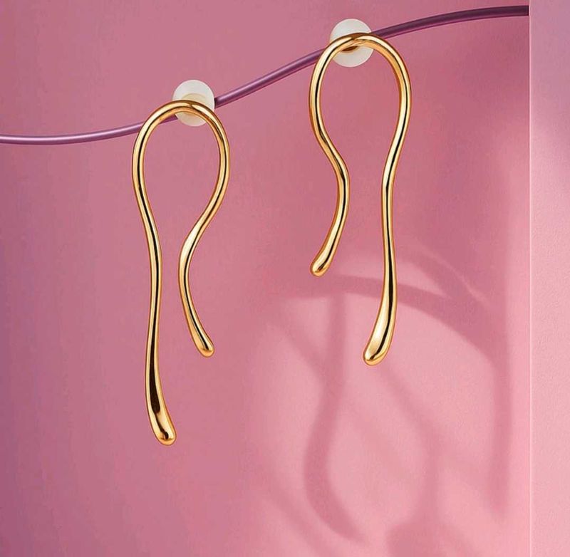 Gold Dangle Earrings