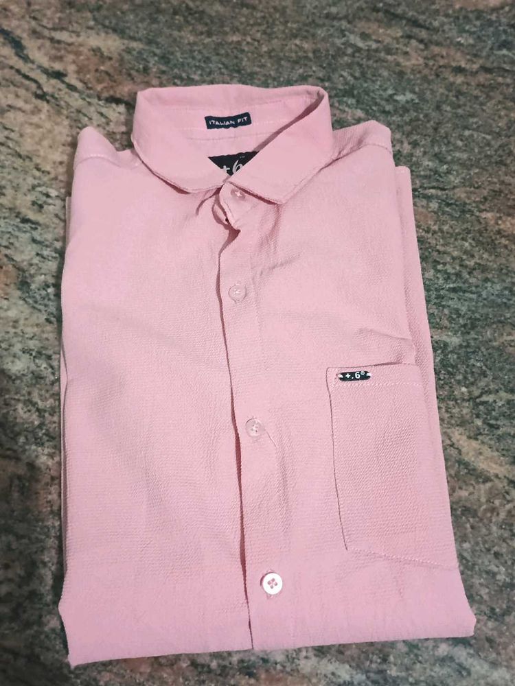 Pink Casual Shirt