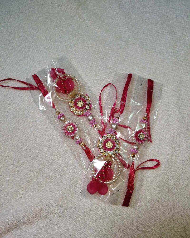 2 Pcs Combo Set Pair Rakhi