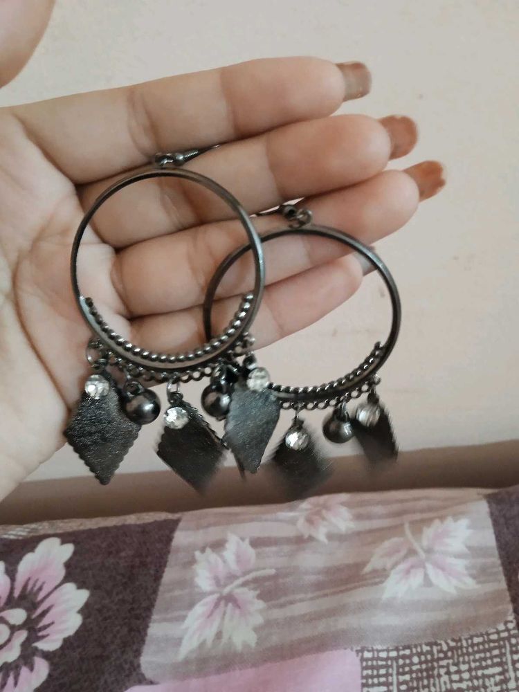 Hoop Drop Earrings