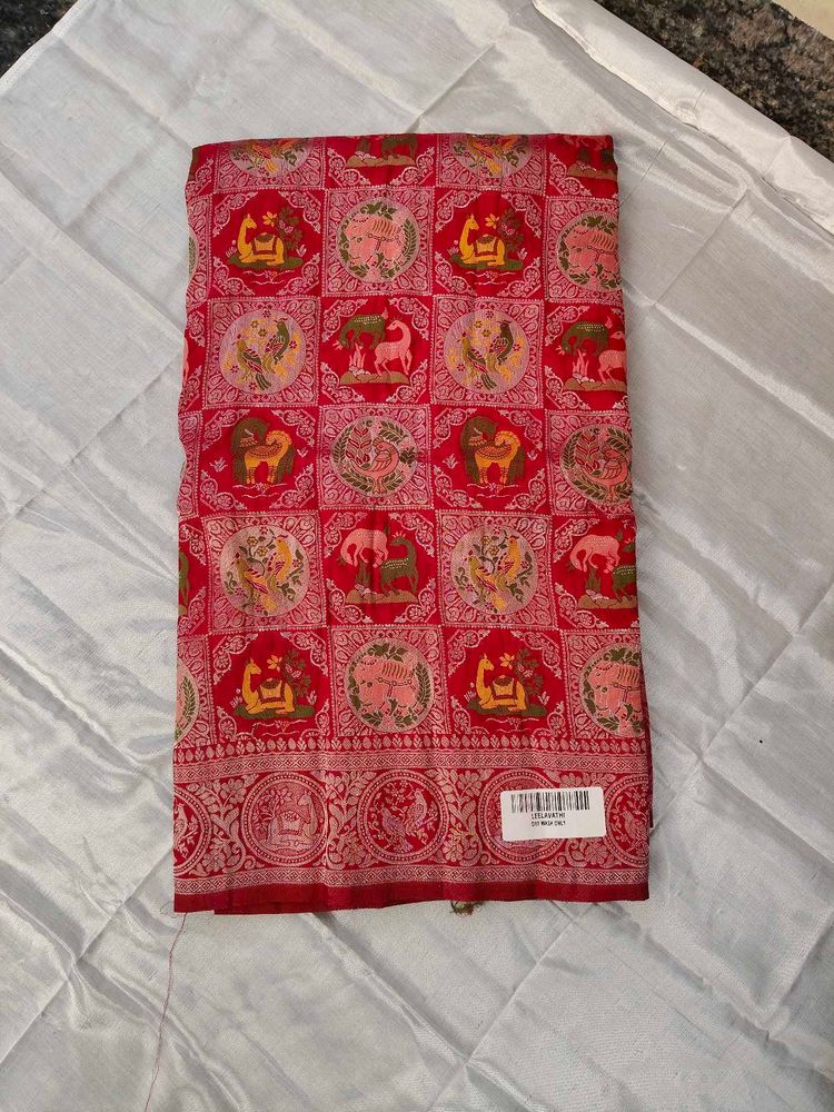 Elegant Red Saree