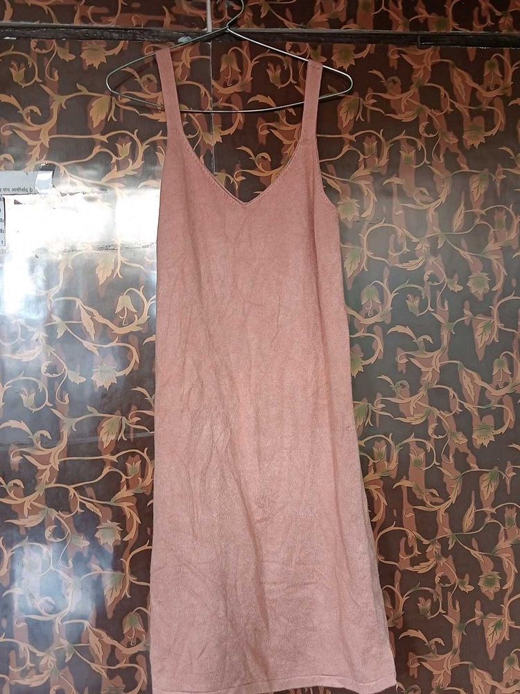 Blush orange Slip Dress