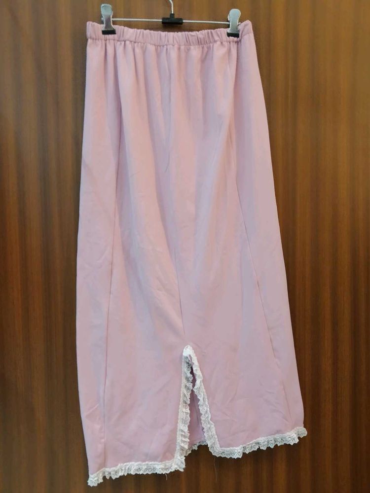 Lace Pink Skirt