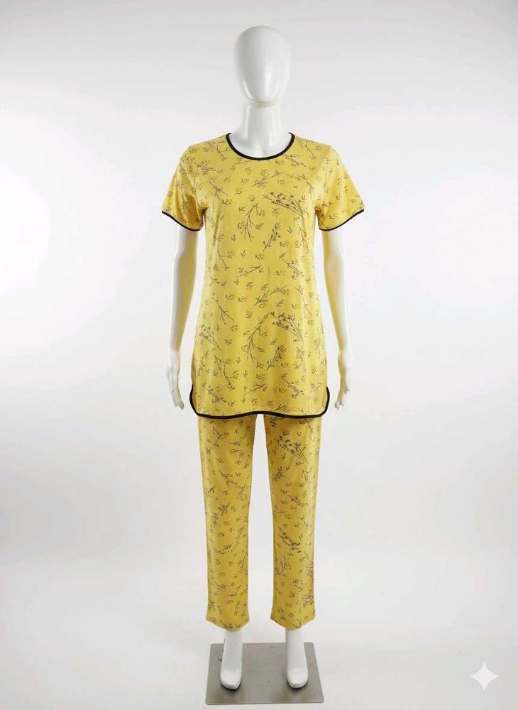 Floral Print Night Suit