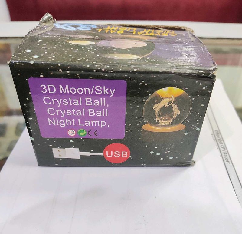 3D Moon/Sky Crystal Ball Night Lamp