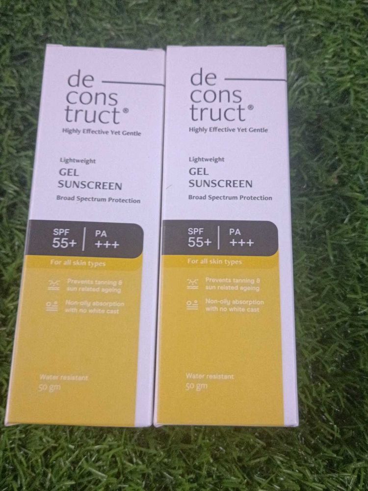 2 Deconstruct Lightweight Gel Sunscreen