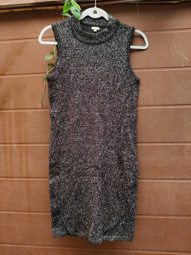Shimmery Woolen Dress