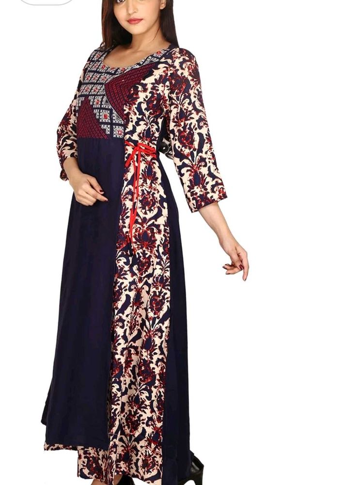 ✅️angrakha Style Kurta For Women