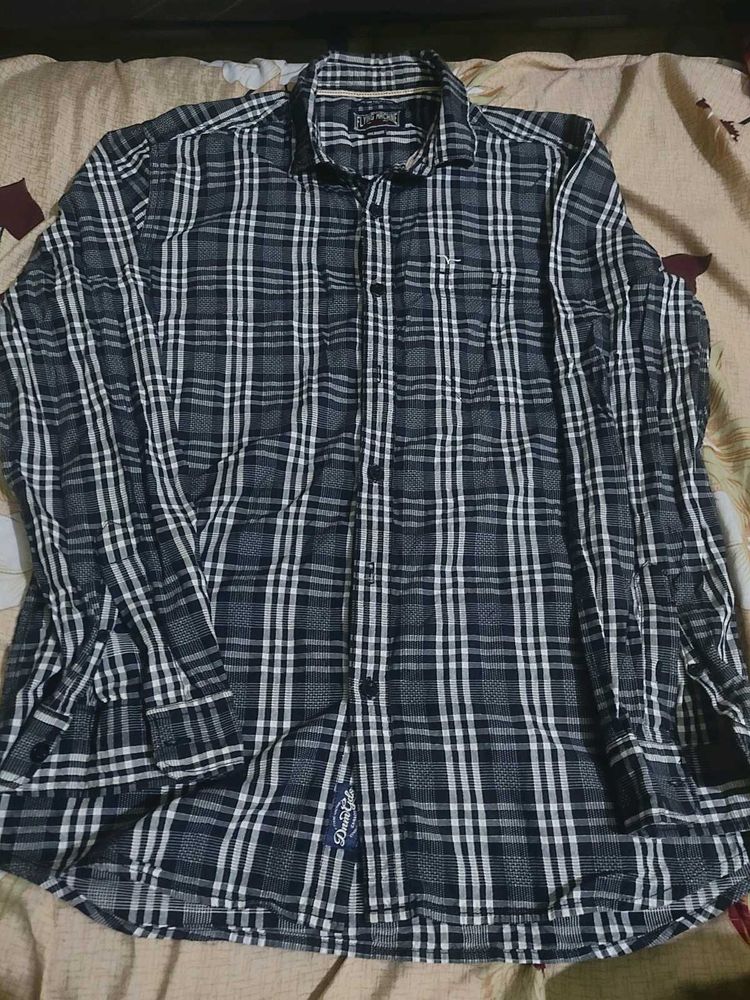 Checked Denim Code Shirt