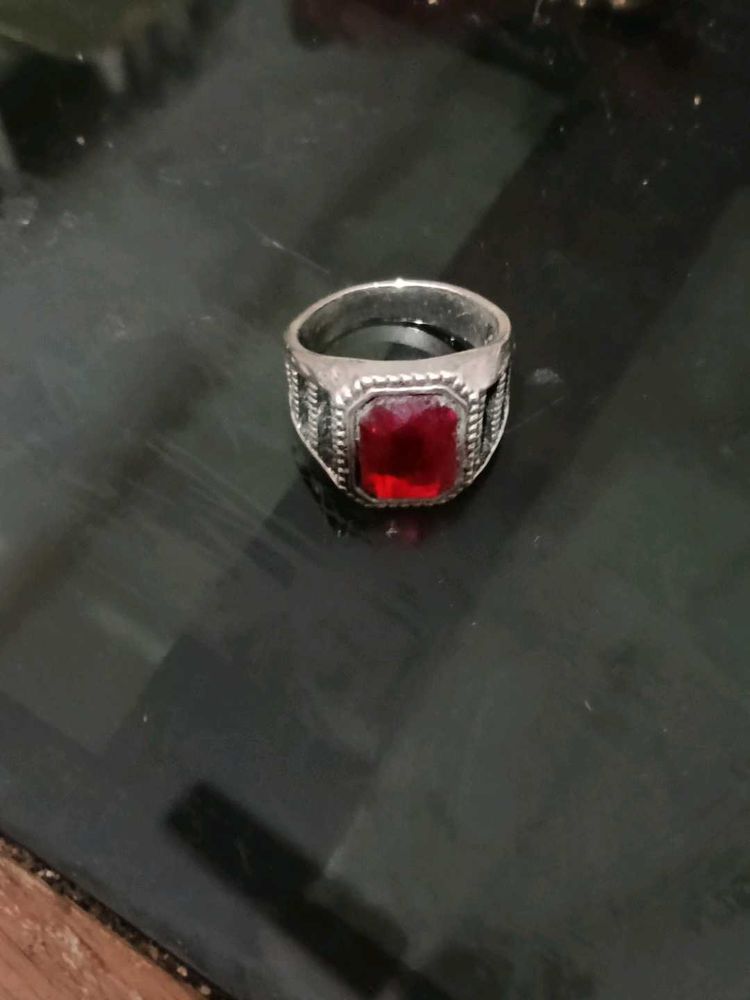 Red Stone Ring