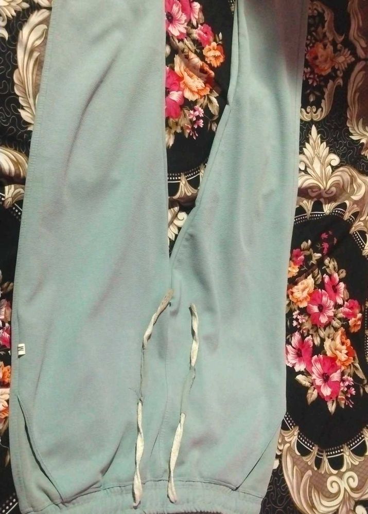 Comfortable silver grey tracks.