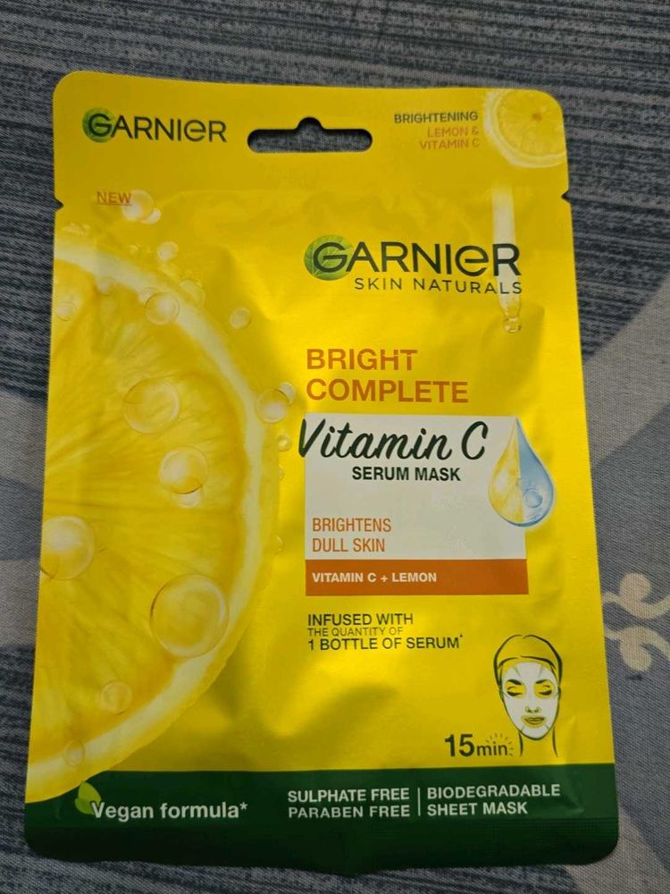 Garnier Vitamin C Bright Complete Serum Mask