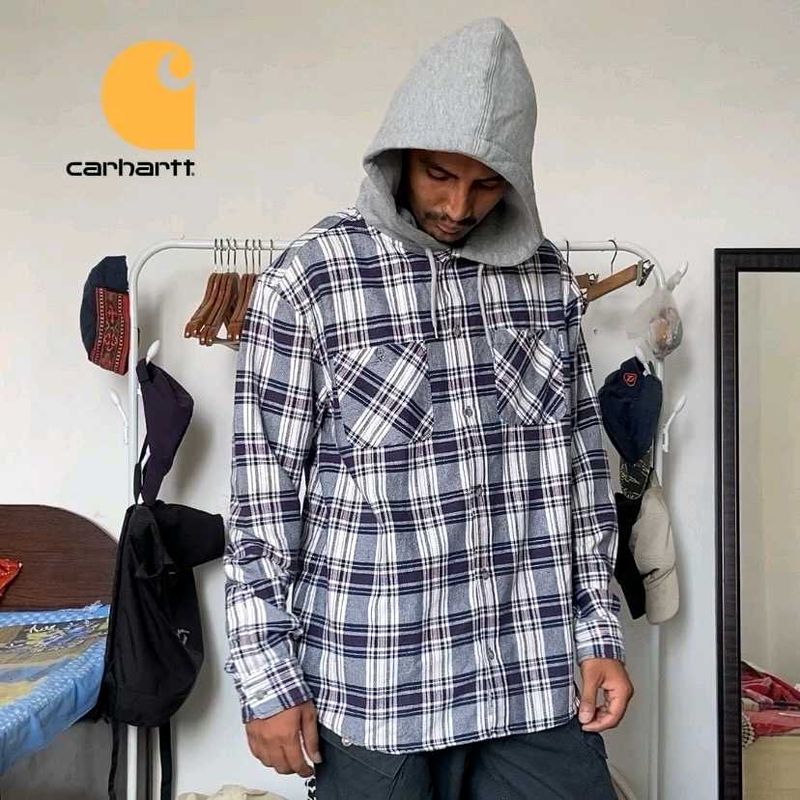 Carhartt Flannel Hoodie