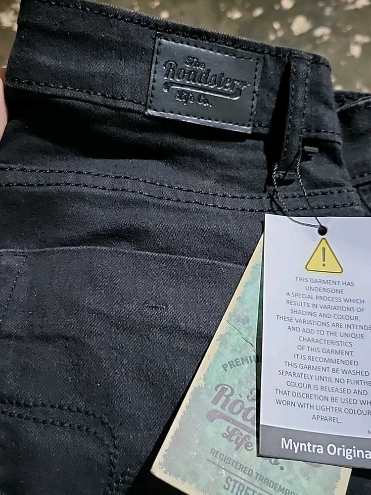 Roadster Black Jeans
