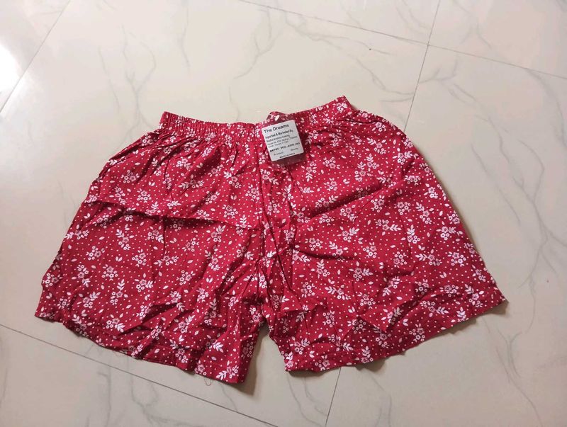 Floral Print Shorts