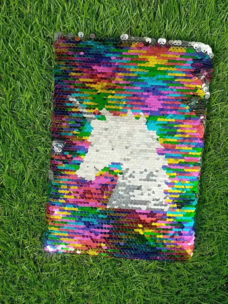 Rainbow Unicorn 🦄 🌈 Sequin Diary A5