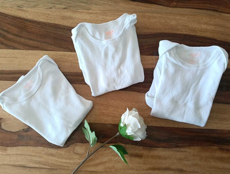 Baby Rompers - Set Of 3