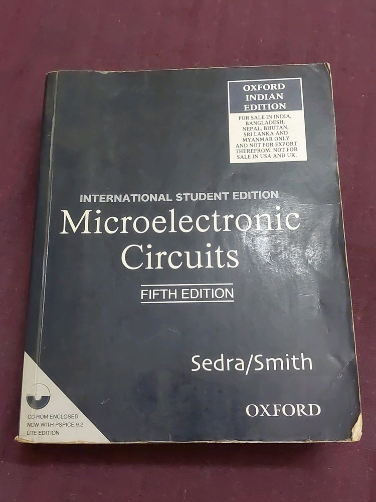 Microelectronic Circuits 5th edition Sedra Smith Oxford International Student Edition