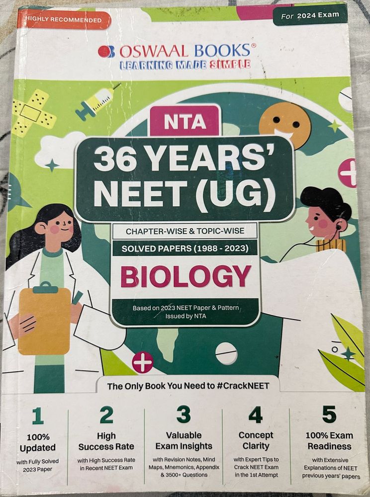 36 Yrs Neet UG Oswaal Book (biology)