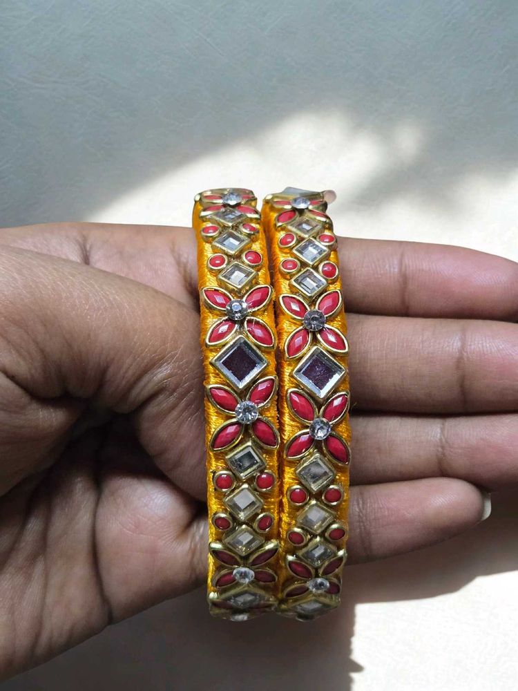 Elegant Handmade Bangle Set