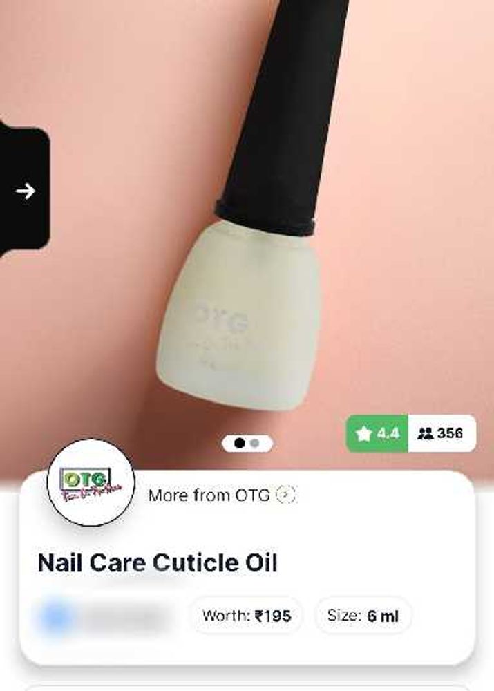 OTG Nail Care Cuticle Oil