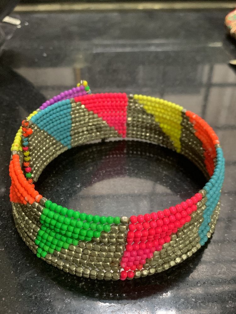 Neck Choker And Earrings Combo