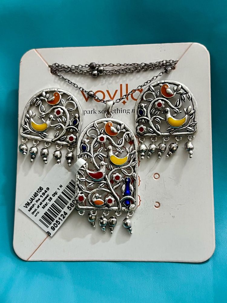 Voylla Earring Pendant Set