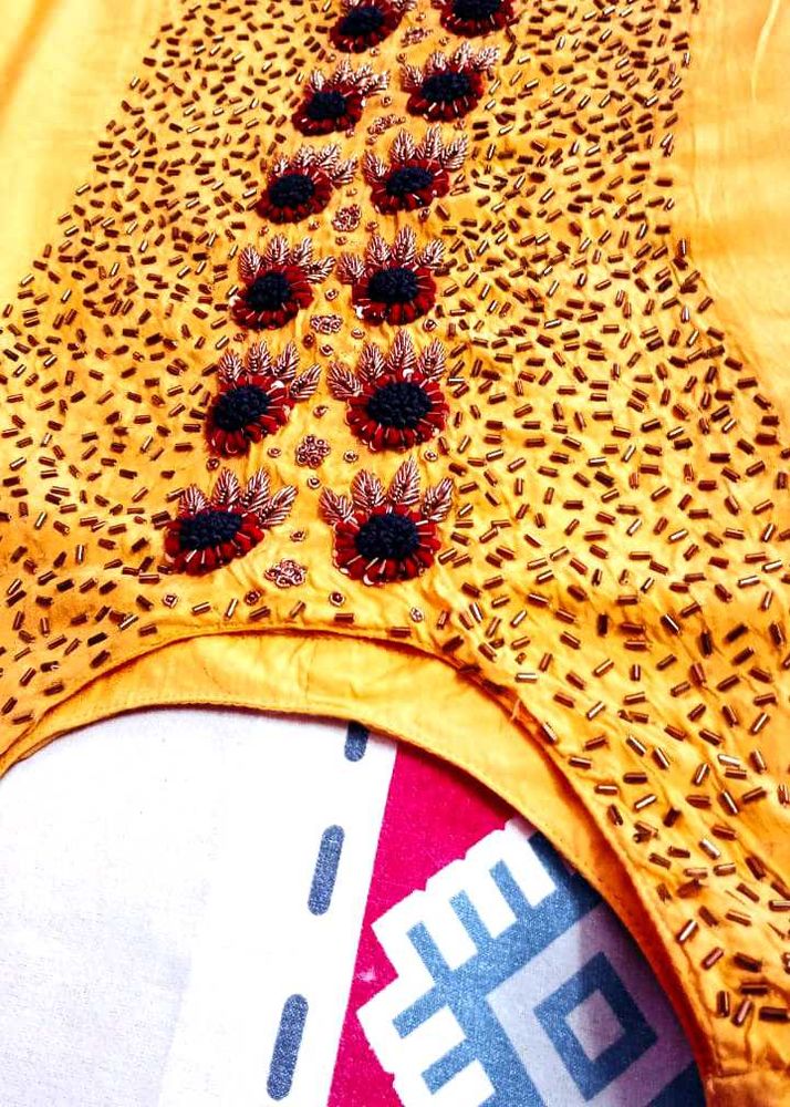 Kurti With New Sare