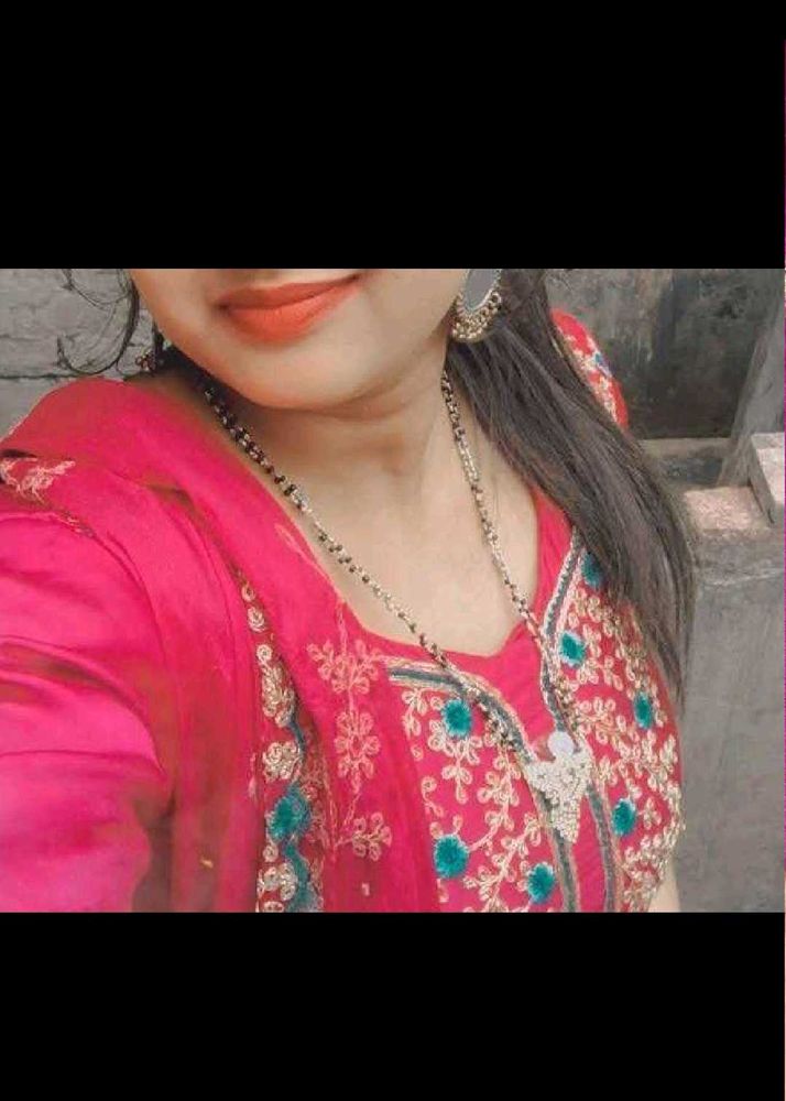 Elegant Pink Embroidered Kurti Salwar Suit