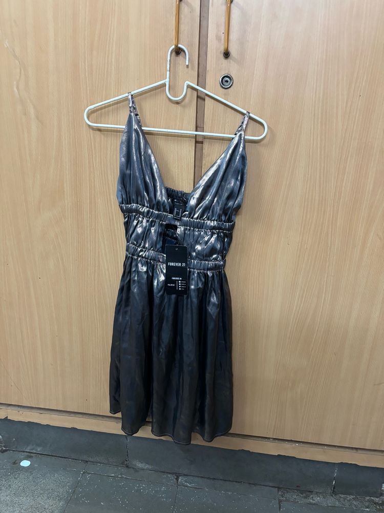 Forever 21 Orion Blue Shiny One Piece