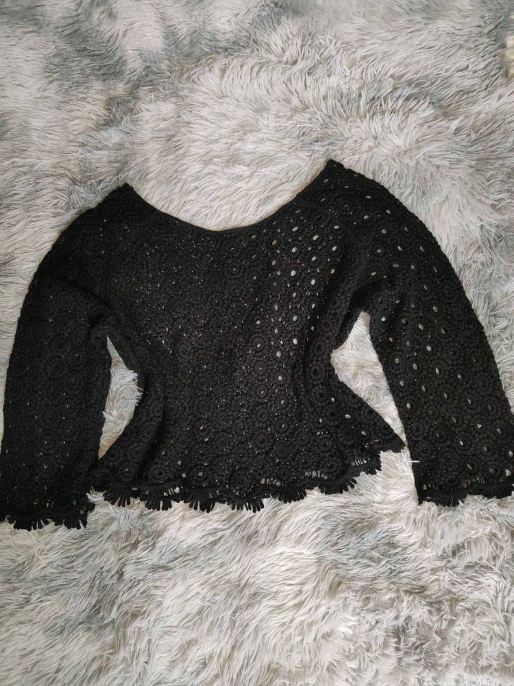 Crochet Net Top