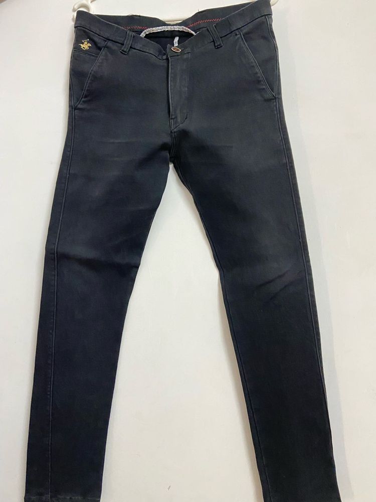 SALE🏷️ CHARCOAL POLO SKINNY JEANS FOR MEN