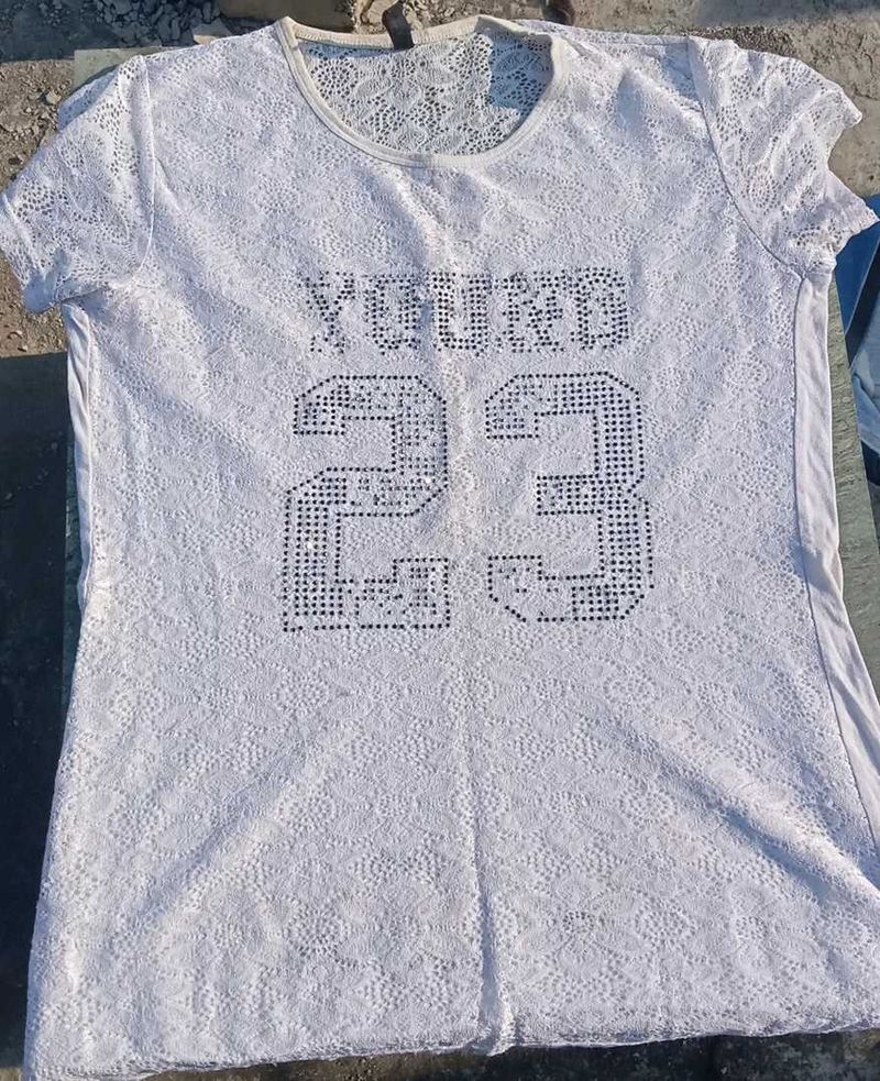 White Lace 'Young 23' Top