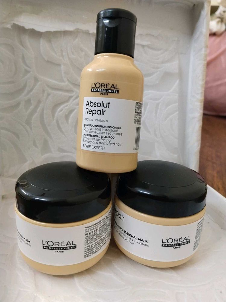 L'Oreal Absolut Repair Set combo of 3