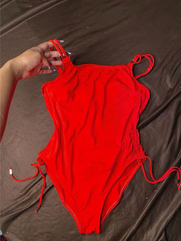 Hot Red Bodysuit ❤️