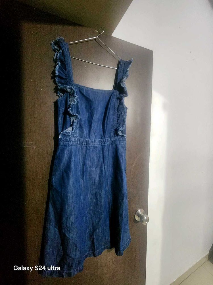 Branded Denim Dress