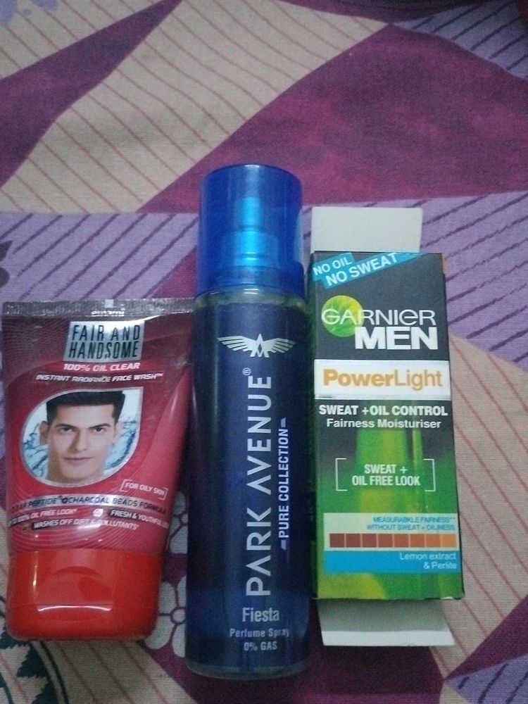 Face Wash, cream &amp; Perfume Combo