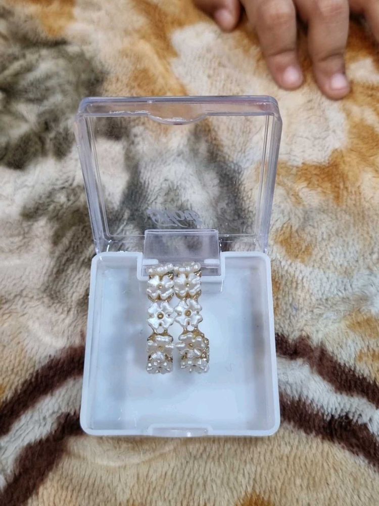 Pearl Flower earrings(Set of 2)