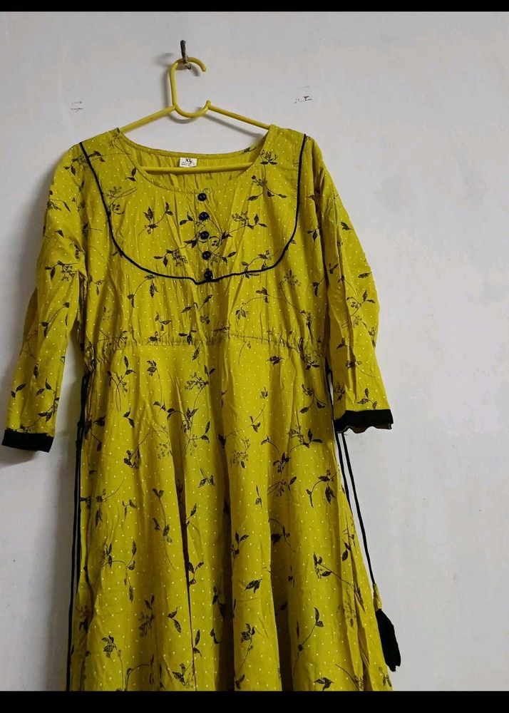 Floral Print Kurta