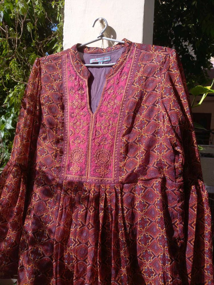 Boho Print Dress