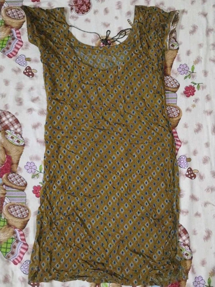 Patterned Casual Dress