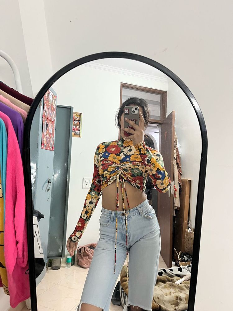 Floral Print crop top